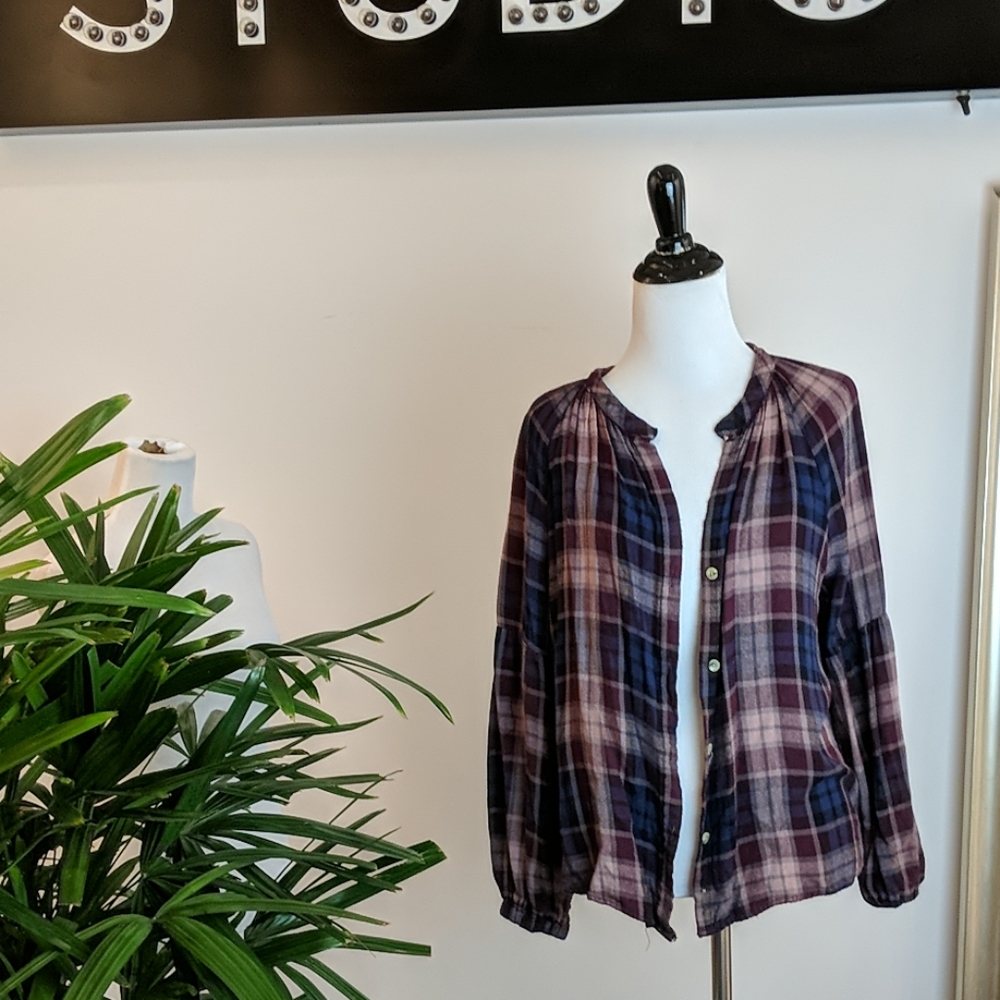 Francesca's Plaid Flannel